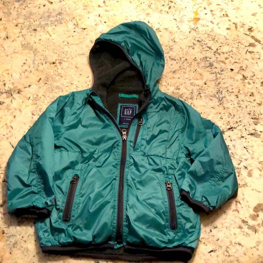 Adorable fleece-lined, windbreaker jacket